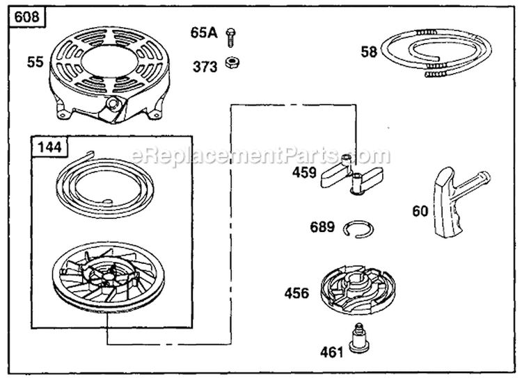 Page I Diagram and Parts List for 1052-0  Briggs and Stratton Pressure Washer